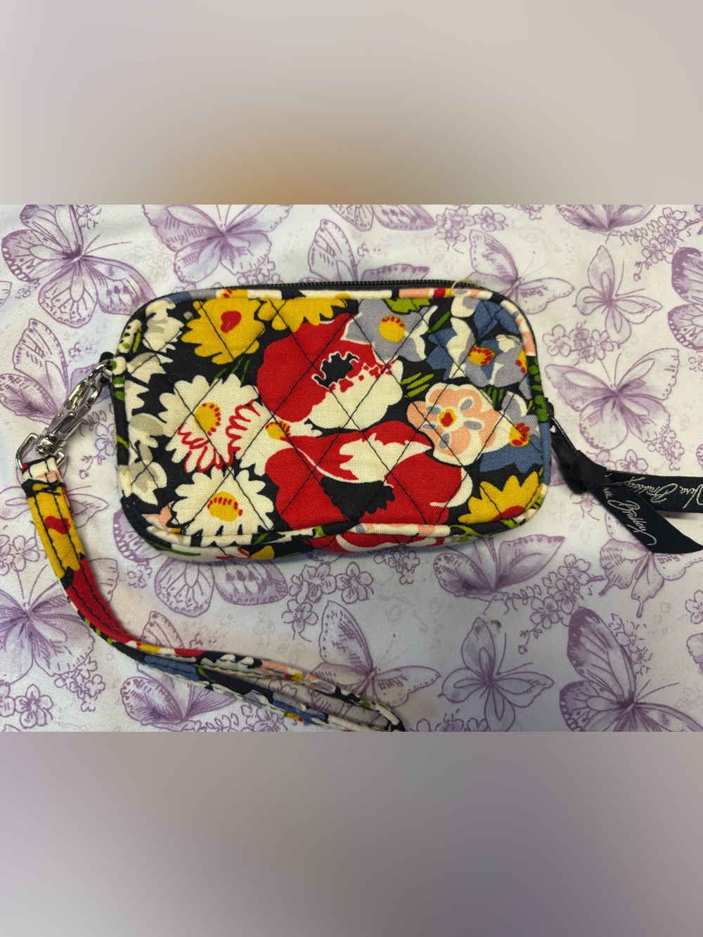 🌀Vera Bradley Quilted Floral Card Wallet